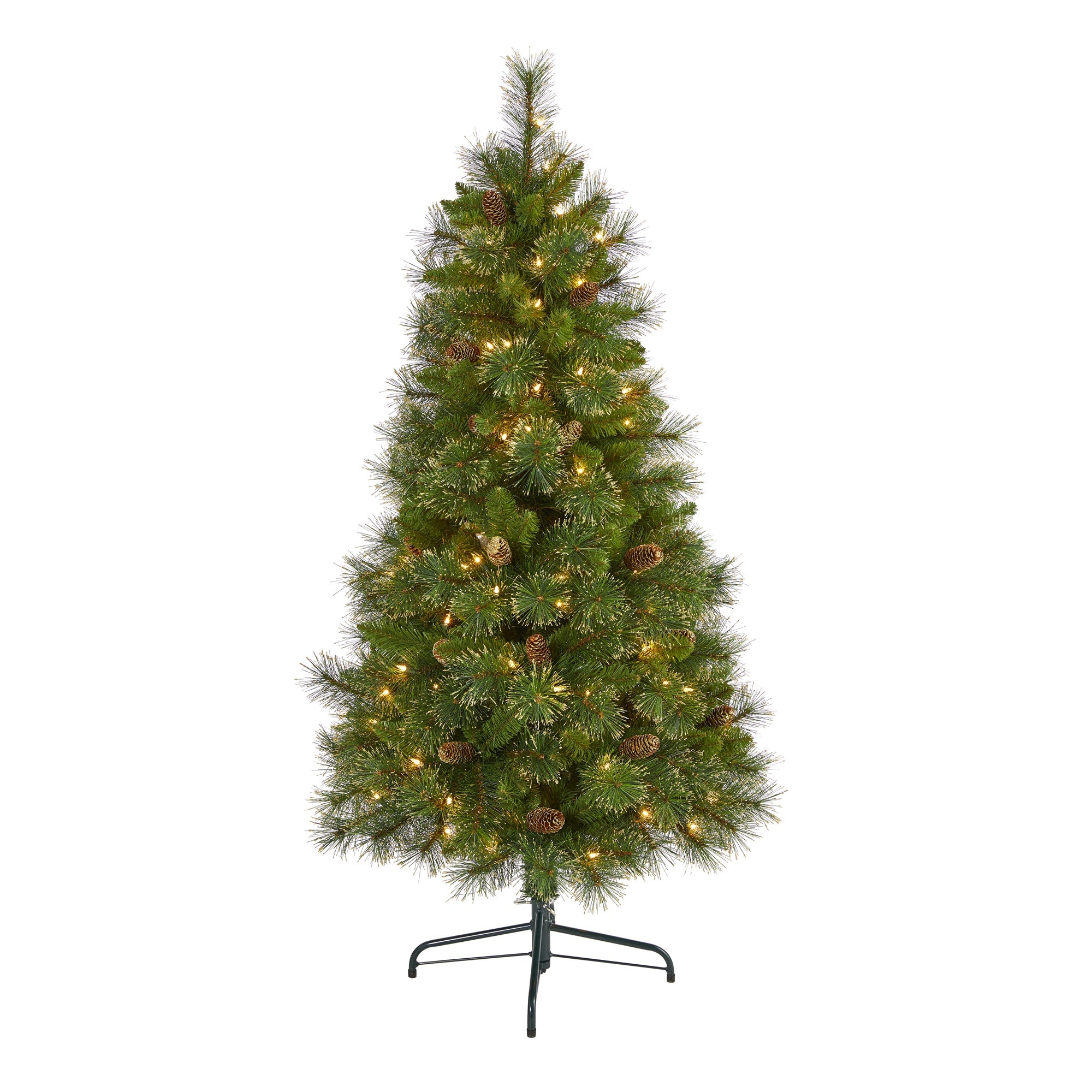 5' Golden Tip Washington Pine Artificial Christmas Tree with 150 Clear Lights
