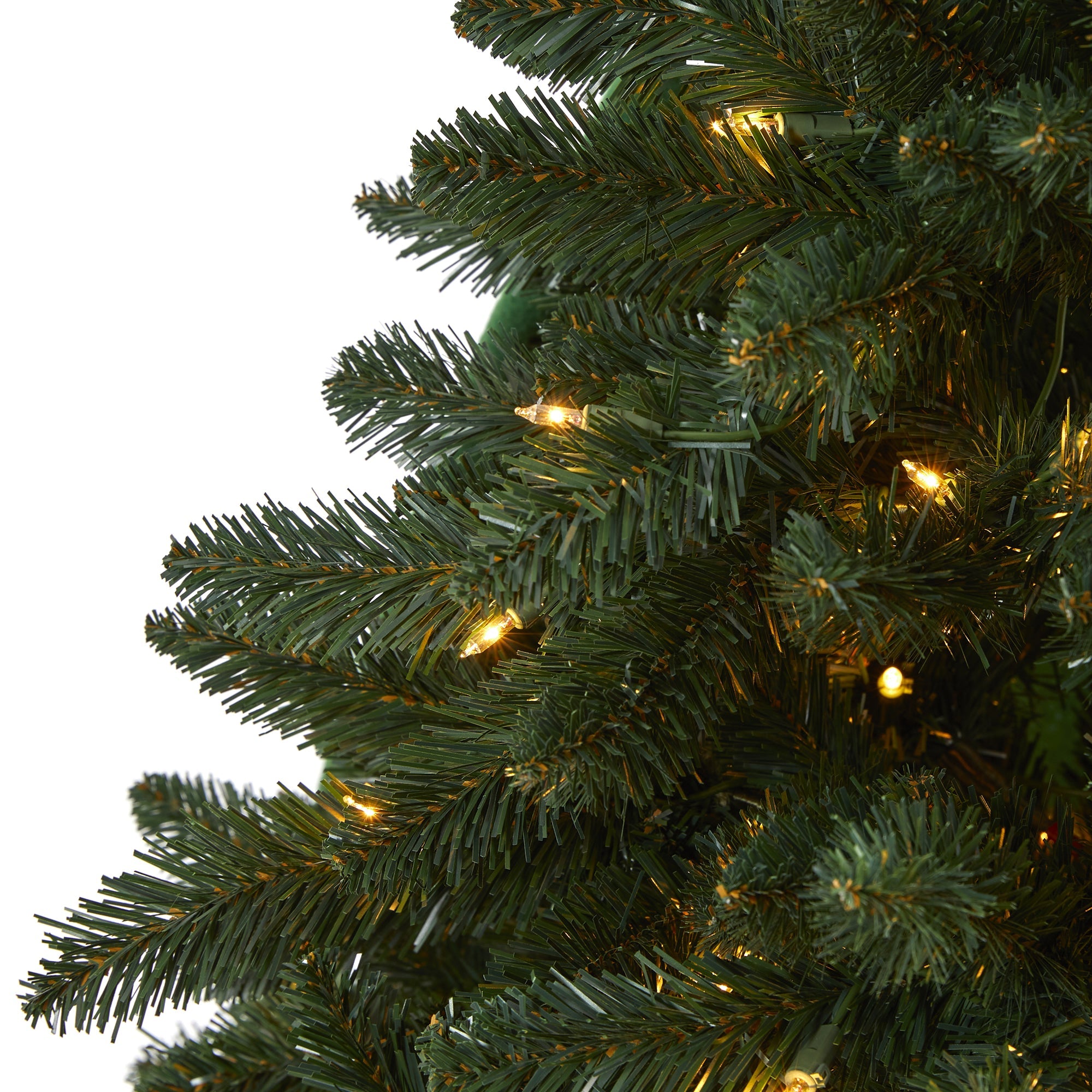 6' Northern Rocky Spruce Artificial Christmas Tree with 300 Clear Lights