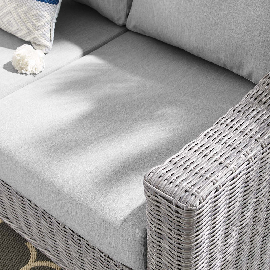 Conway Sunbrella¨ Outdoor Patio Wicker Rattan Sofa by Modway