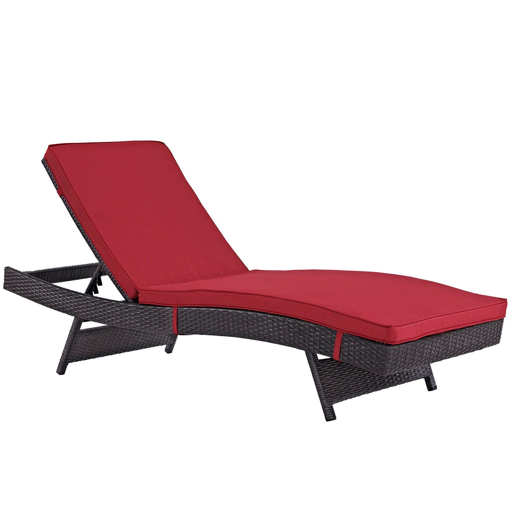 Convene Outdoor Patio Chaise Set of 4 by Modway