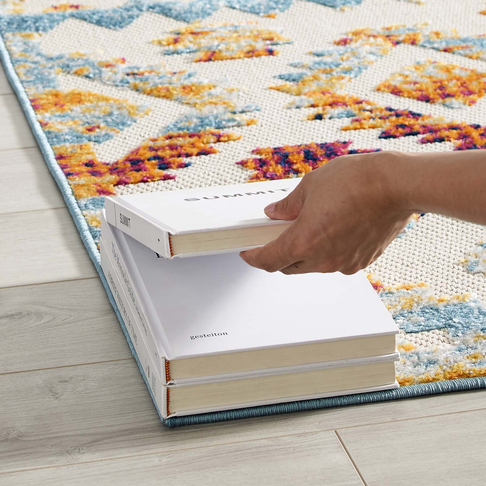 Reflect Takara Abstract Diamond Moroccan Trellis 5x8 Indoor and Outdoor Area Rug by Modway
