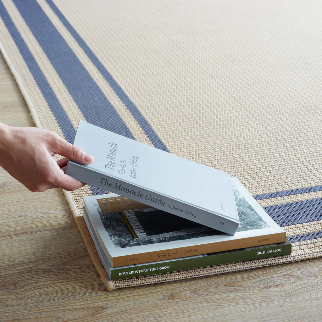 Rim Solid Border Indoor and Outdoor 5x8 Area Rug by Modway