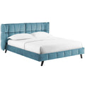 Makenna Performance Velvet Queen Platform Bed by Modway