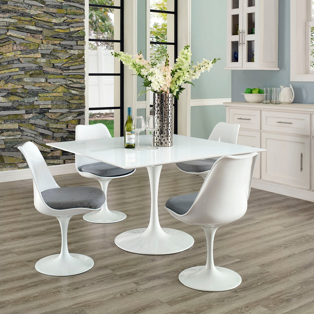 Lippa 48" Square Wood Dining Table by Modway