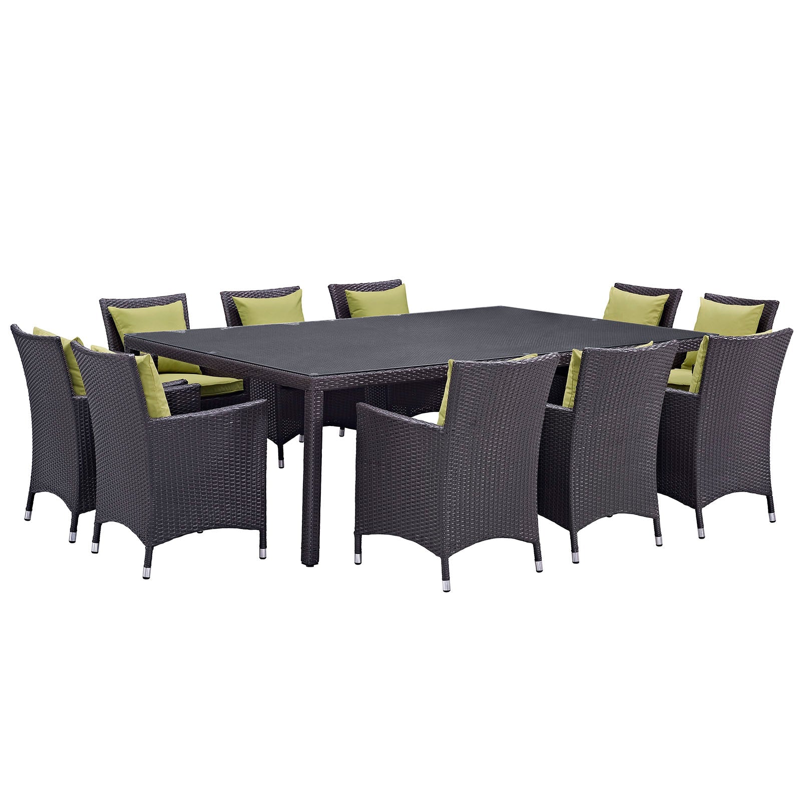 Convene 11 Piece Outdoor Patio Dining Set by Modway