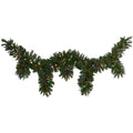 9' x 12" Hanging Icicle Artificial Christmas Garland w/50 Multicolor LED Lights
