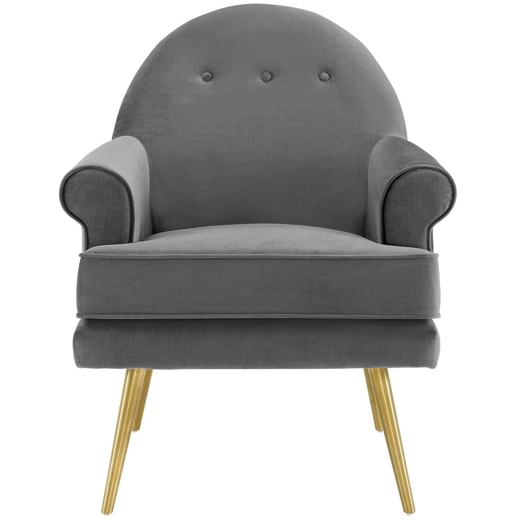 Revive Performance Velvet Armchair Set of 2 by Modway