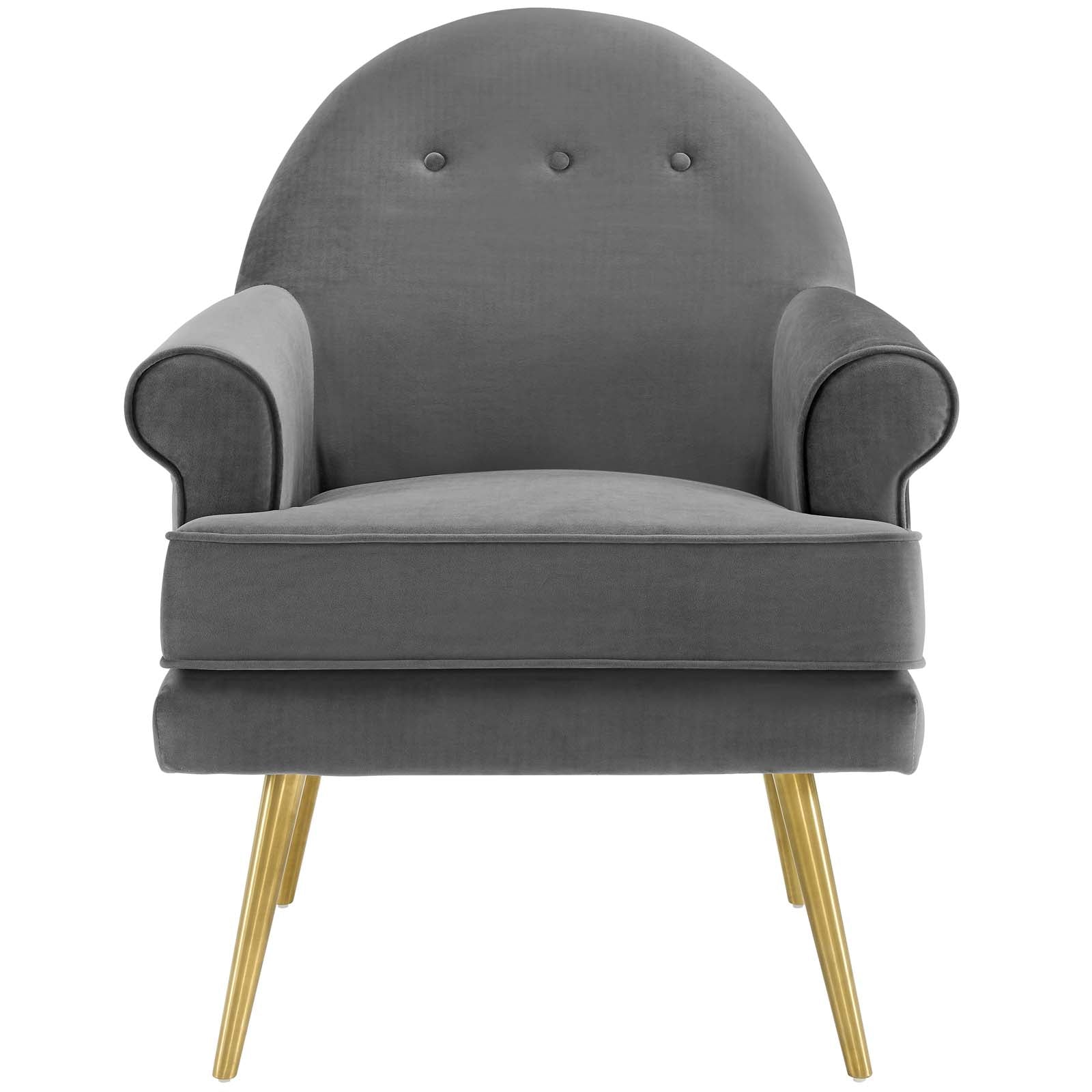 Revive Performance Velvet Armchair Set of 2 by Modway
