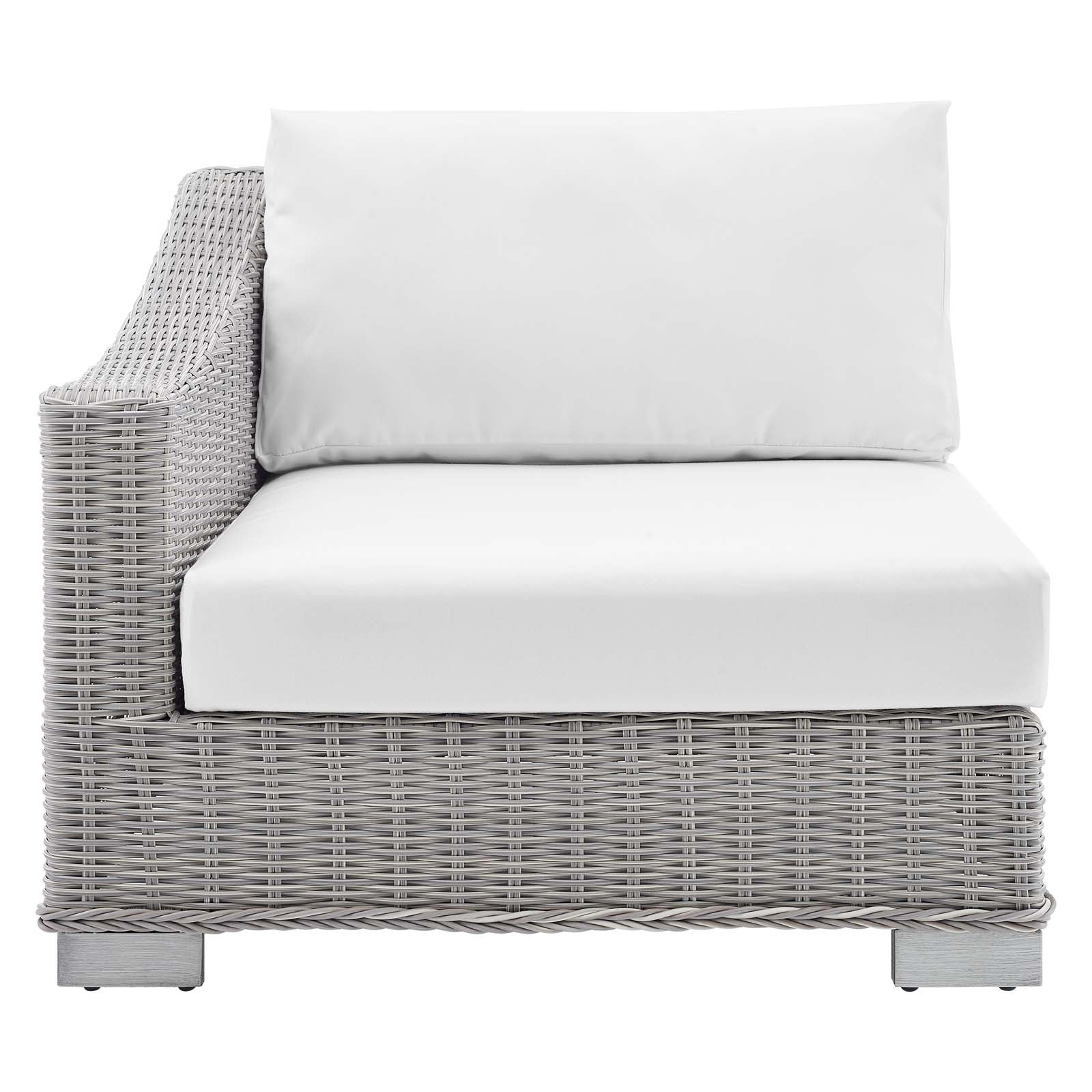Conway Sunbrella¨ Outdoor Patio Wicker Rattan Left-Arm Chair by Modway