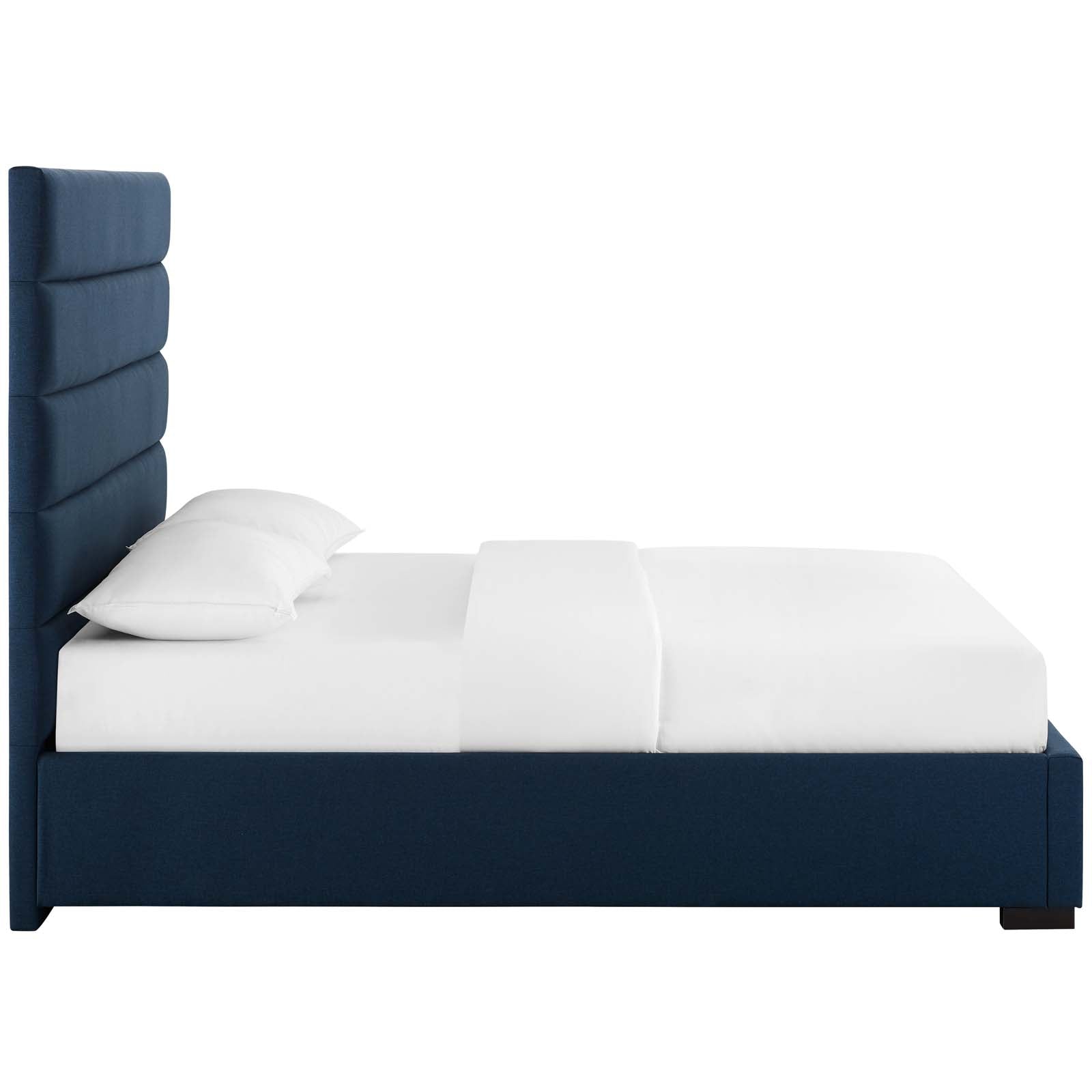 Genevieve Upholstered Fabric Queen Platform Bed by Modway