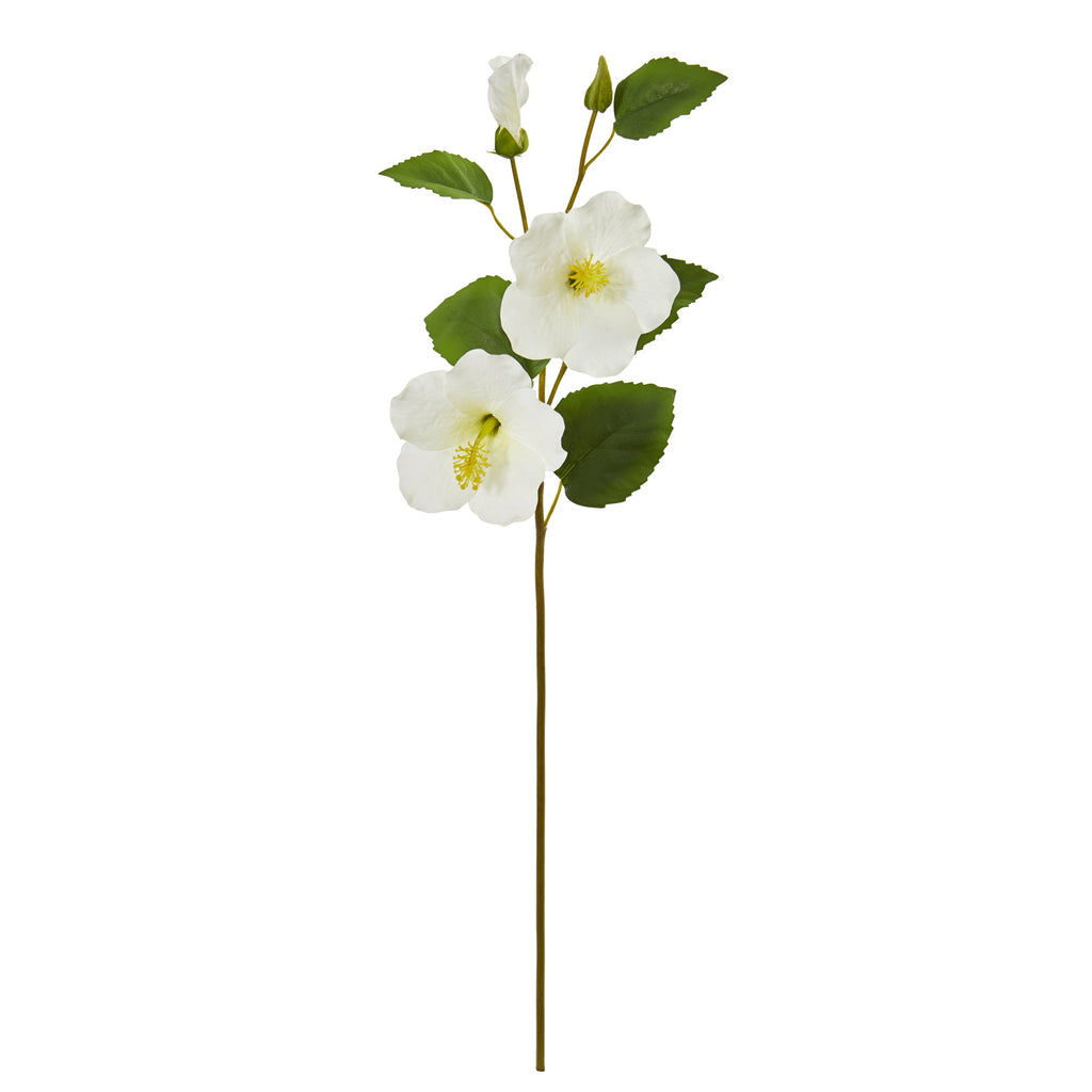 28" Hibiscus Artificial Flower (Set of 12)