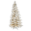 9' Flocked Grand Northern Rocky Fir Artificial Christmas Tree