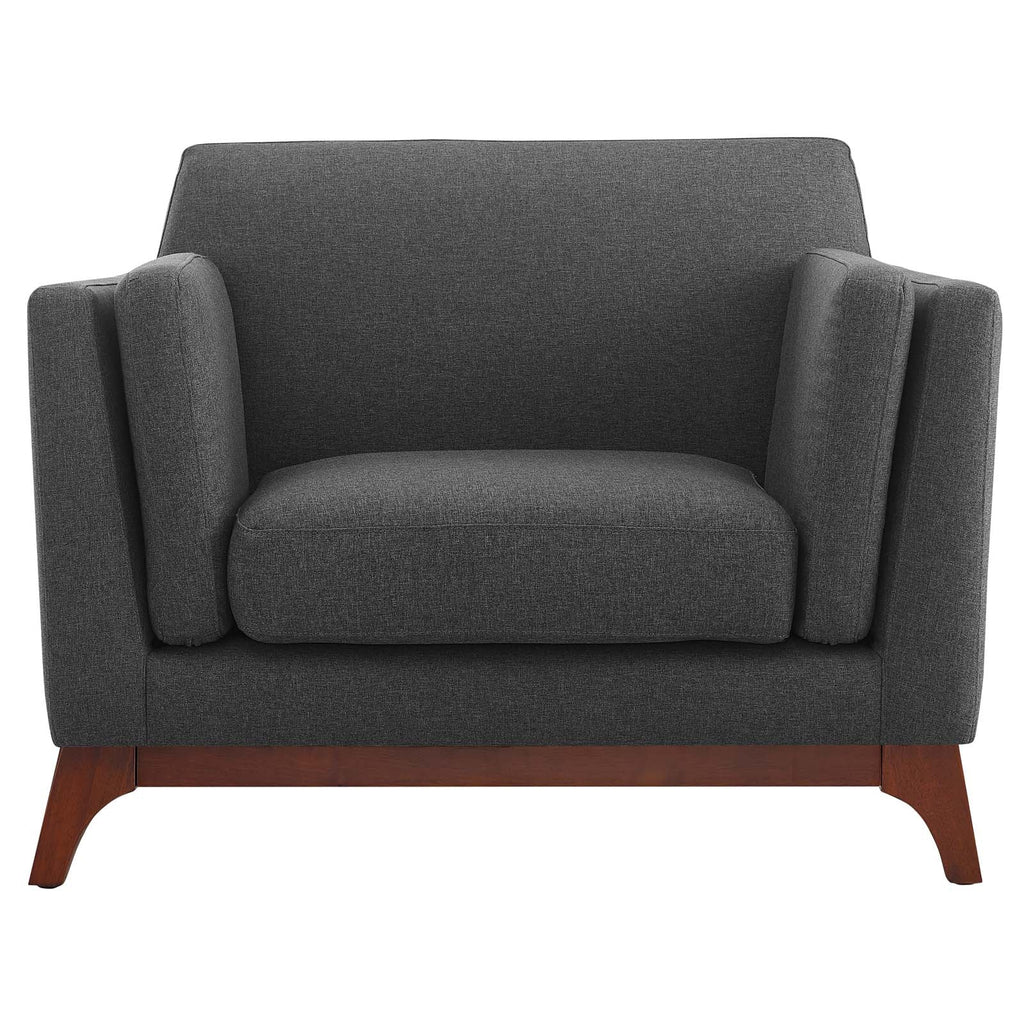 Chance Upholstered Fabric Armchair by Modway