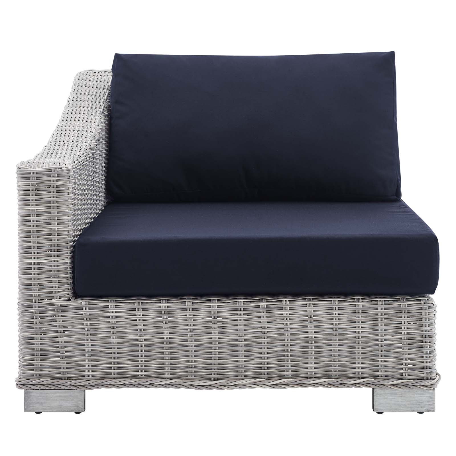 Conway Sunbrella¨ Outdoor Patio Wicker Rattan Left-Arm Chair by Modway