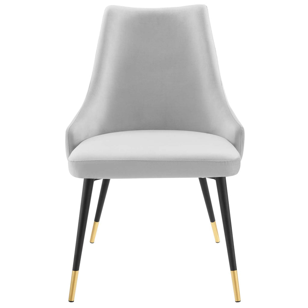 Adorn Performance Velvet Dining Side Chair Set of 2 by Modway