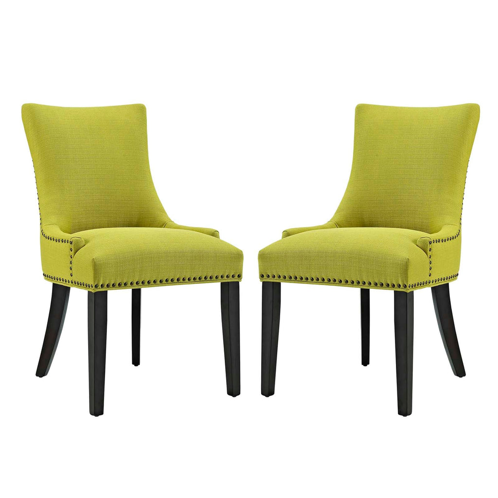 Marquis Fabric Dining Side Chair Set of 2 by Modway