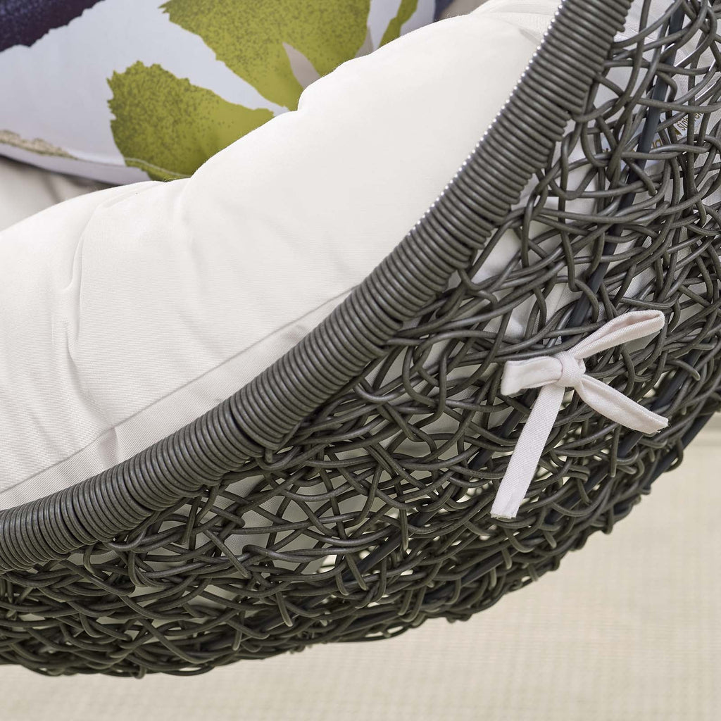 Hide Outdoor Patio Sunbrella¨ Swing Chair With Stand by Modway