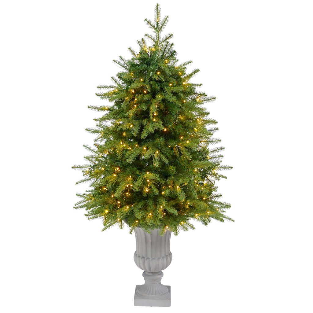 4.5' Vancouver Fir 'Natural Look' Artificial Christmas Tree w/ 250 Clear LED