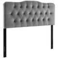 Annabel Diamond Tufted Performance Velvet King Headboard by Modway