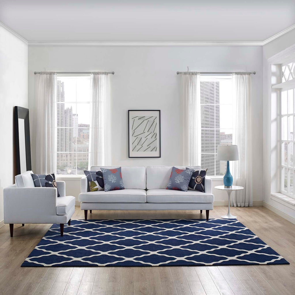 Marja Moroccan Trellis 8x10 Area Rug by Modway