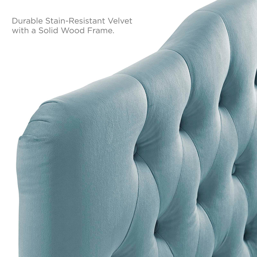 Annabel Diamond Tufted Performance Velvet Queen Headboard by Modway