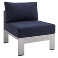 Shore Sunbrella¨ Fabric Aluminum Outdoor Patio Armless Chair by Modway