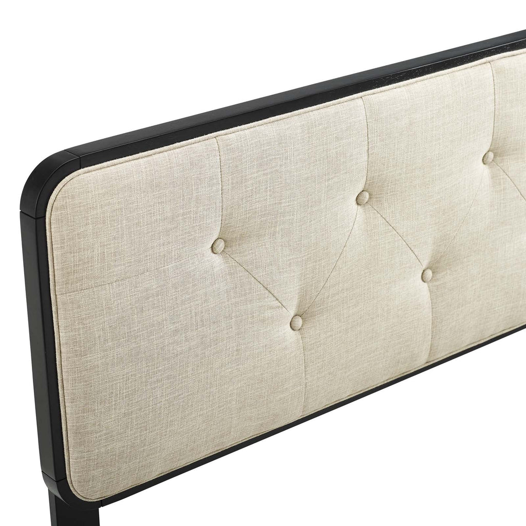 Collins Tufted Fabric and Wood Queen Headboard by Modway