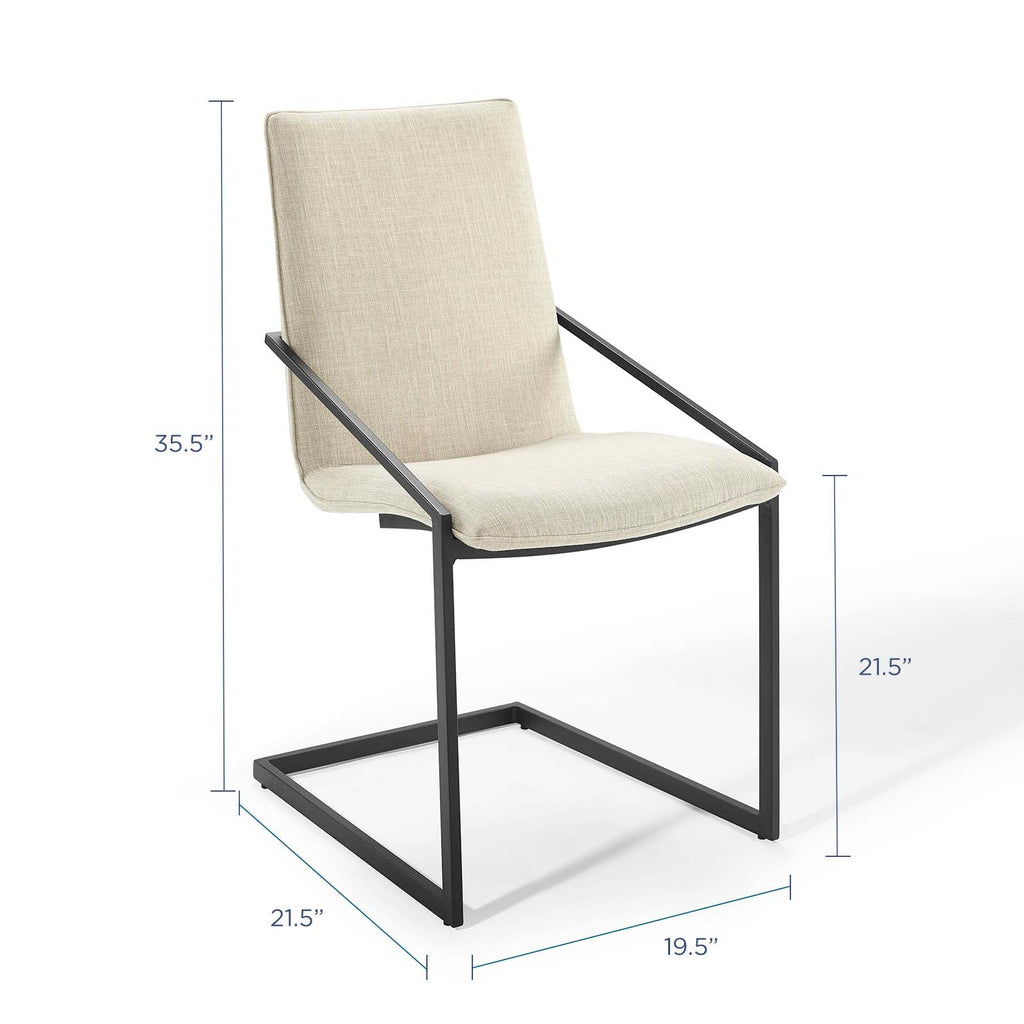 Pitch Upholstered Fabric Dining Armchair by Modway