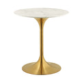 Lippa 28" Round Faux Marble Dining Table by Modway