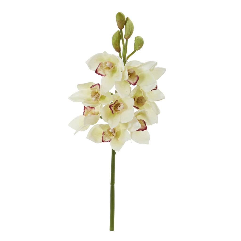 20" Cymbidium Orchid Artificial Flower (Set of 4)