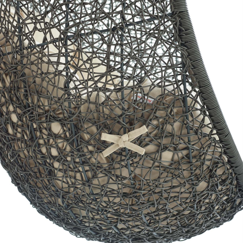 Hide Outdoor Patio Sunbrella¨ Swing Chair With Stand by Modway