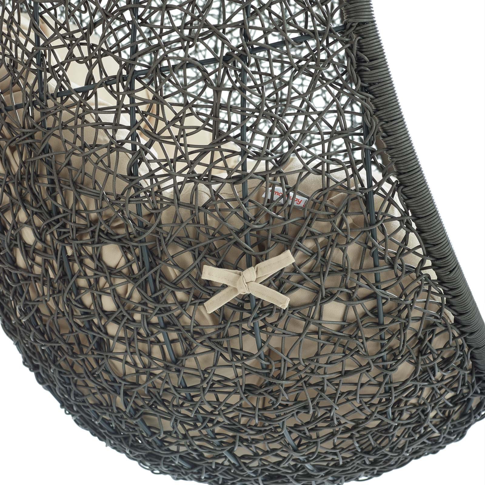 Hide Outdoor Patio Sunbrella¨ Swing Chair With Stand by Modway