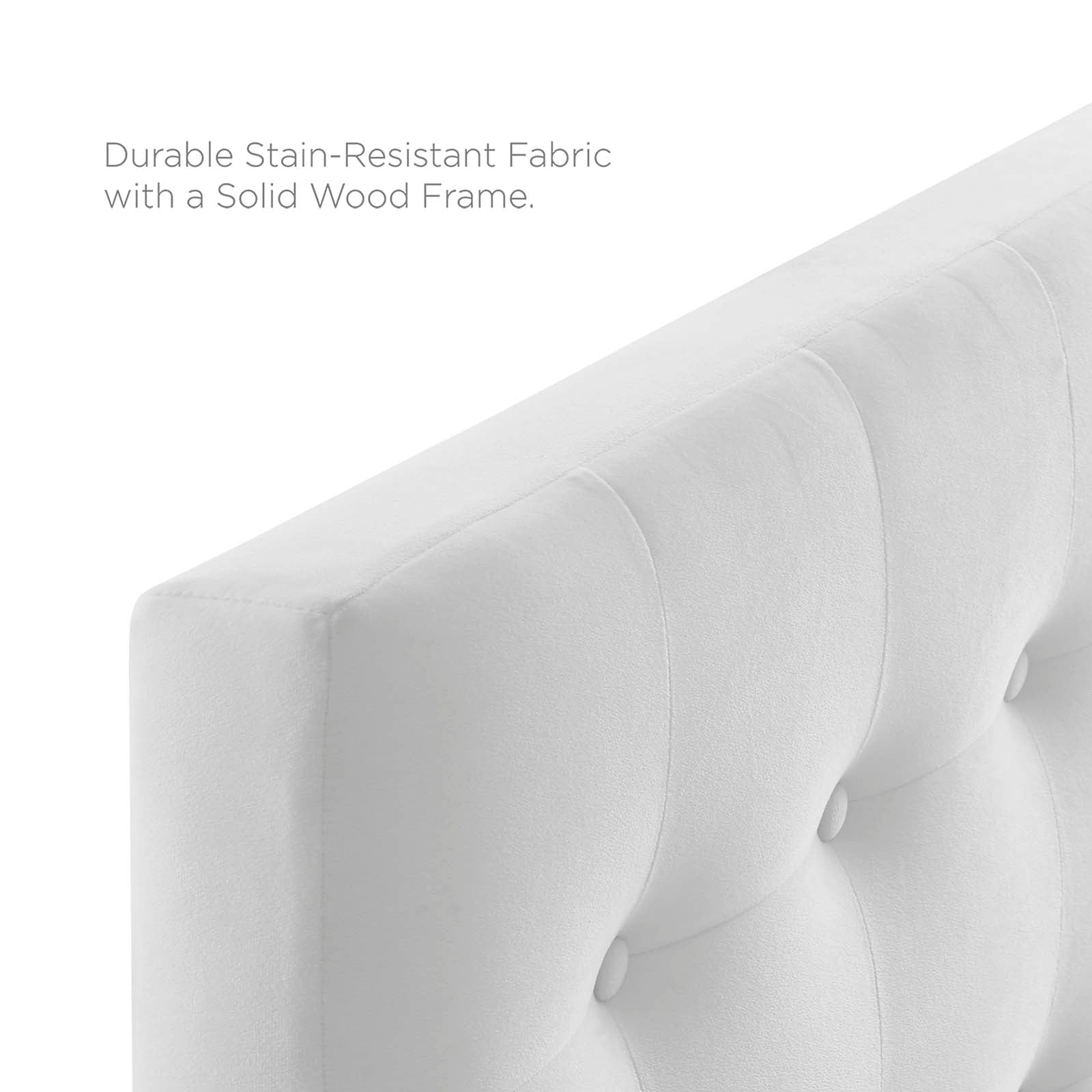 Emily Biscuit Tufted Performance Velvet Twin Headboard by Modway