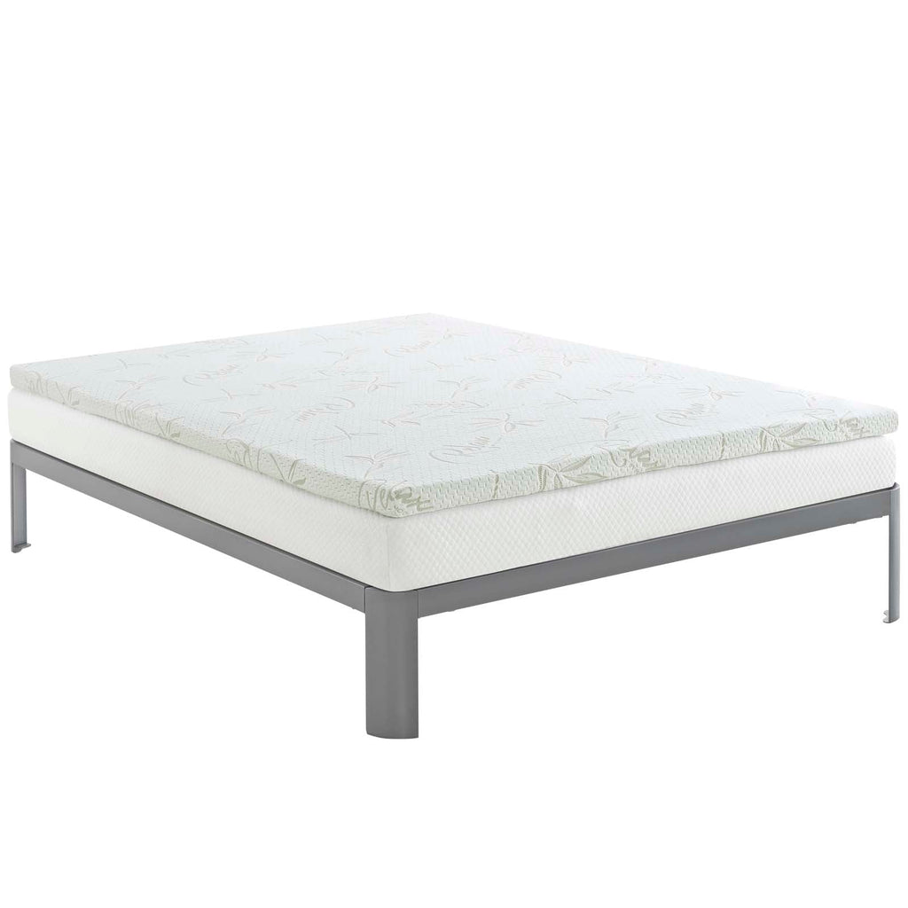 Relax Queen 2" Gel Memory Foam Mattress Topper by Modway