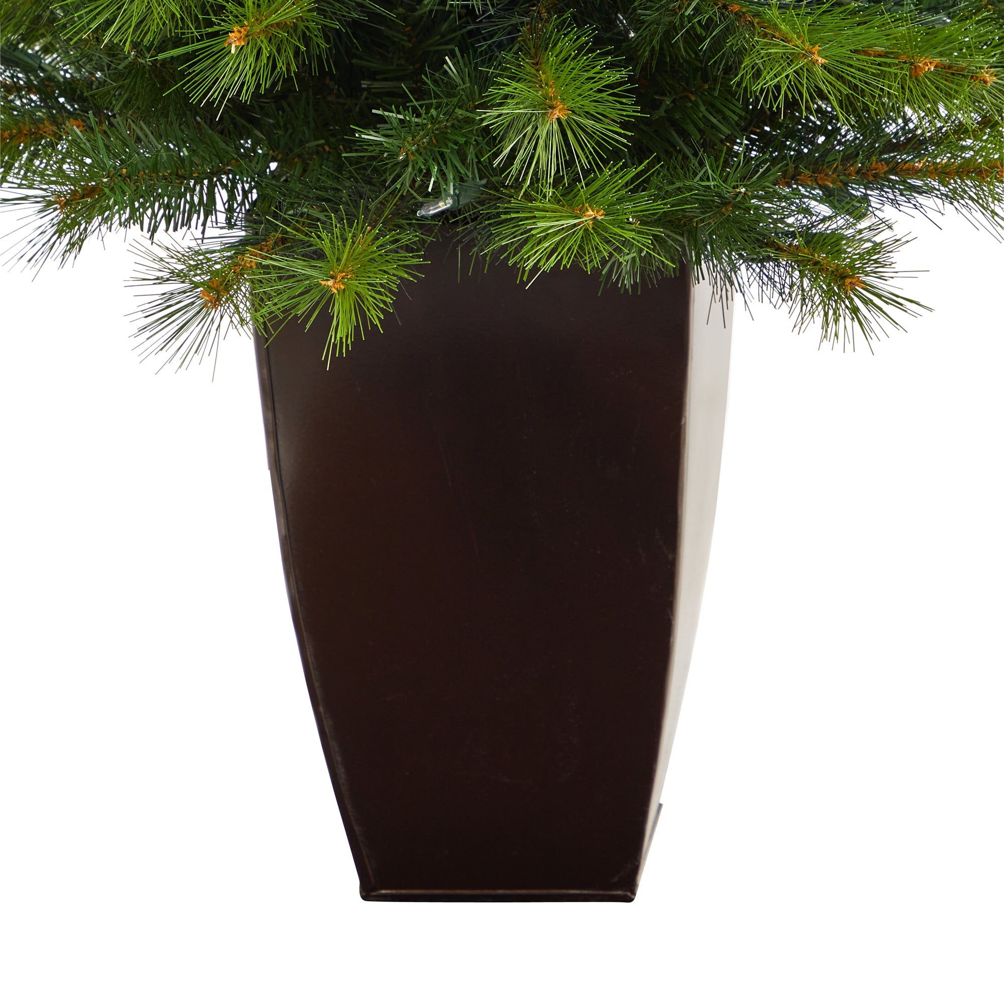 5' Green Valley Pine Artificial Christmas Tree w/ 100 Warm White LED Lights