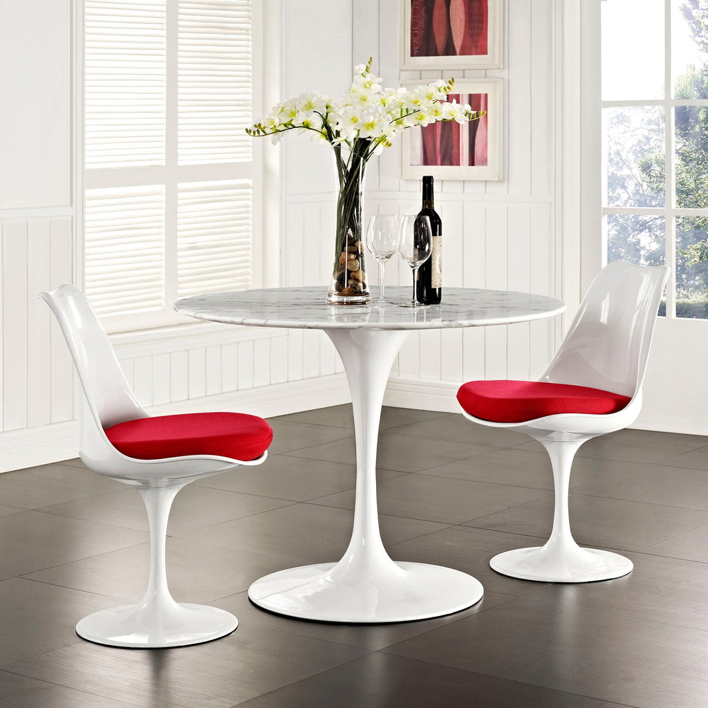 Lippa 40" Round Faux Marble Dining Table by Modway