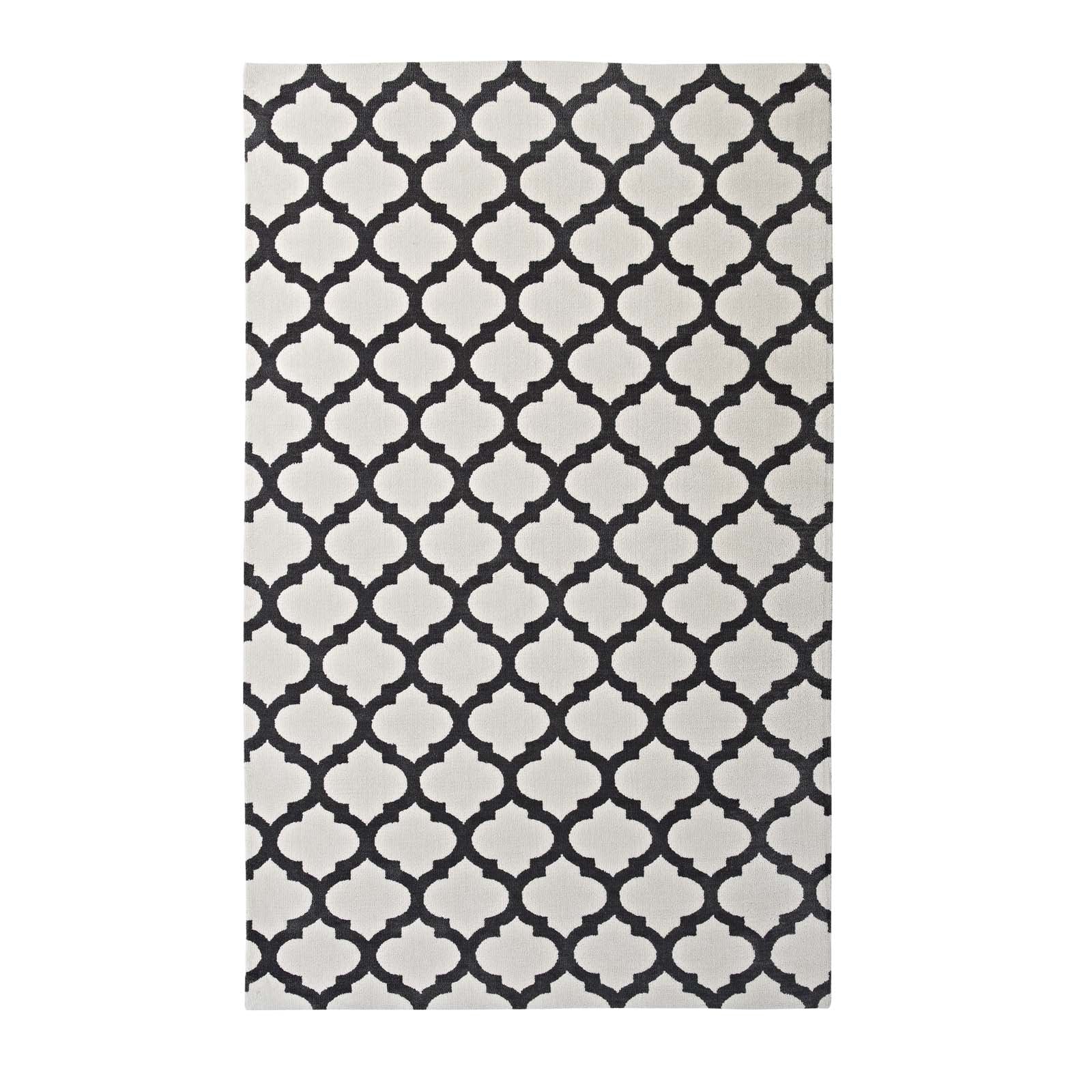 Lida Moroccan Trellis 5x8 Area Rug by Modway