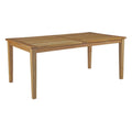 Marina 72" Outdoor Patio Teak Dining Table by Modway