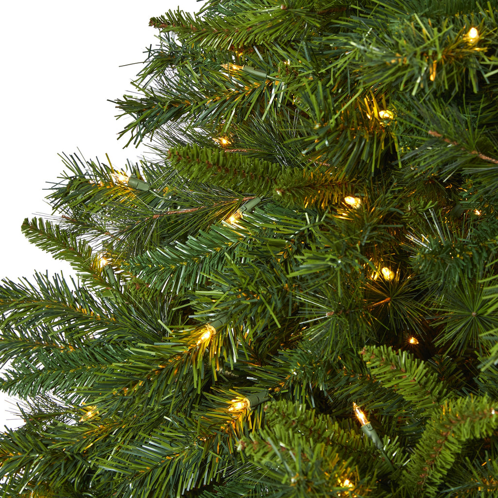 7' Wyoming Mixed Pine Artificial Christmas Tree with 550 Clear Lights
