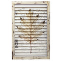 Maple Leaf Window Shutter Wall D'cor