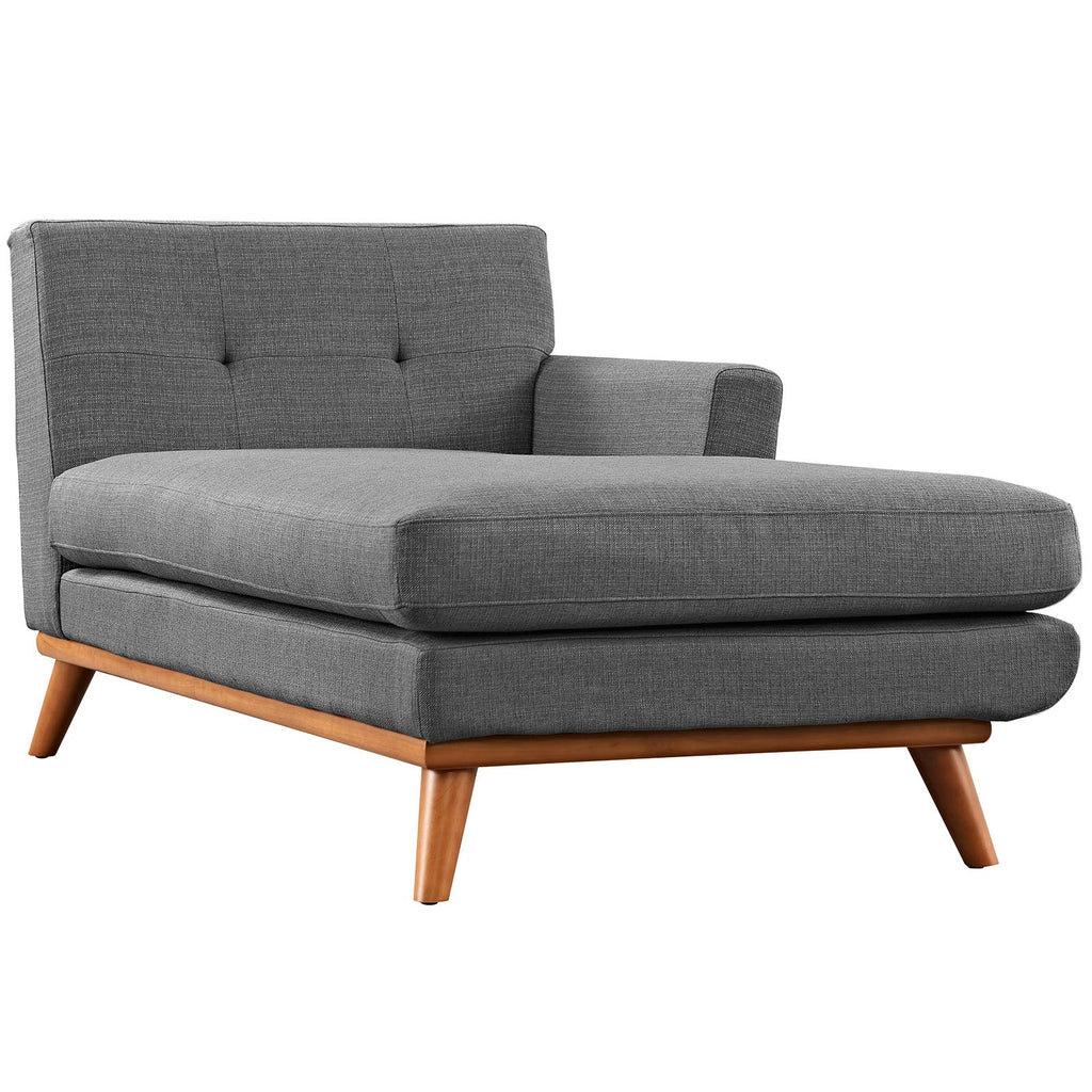 Engage Right-Facing Upholstered Fabric Chaise by Modway