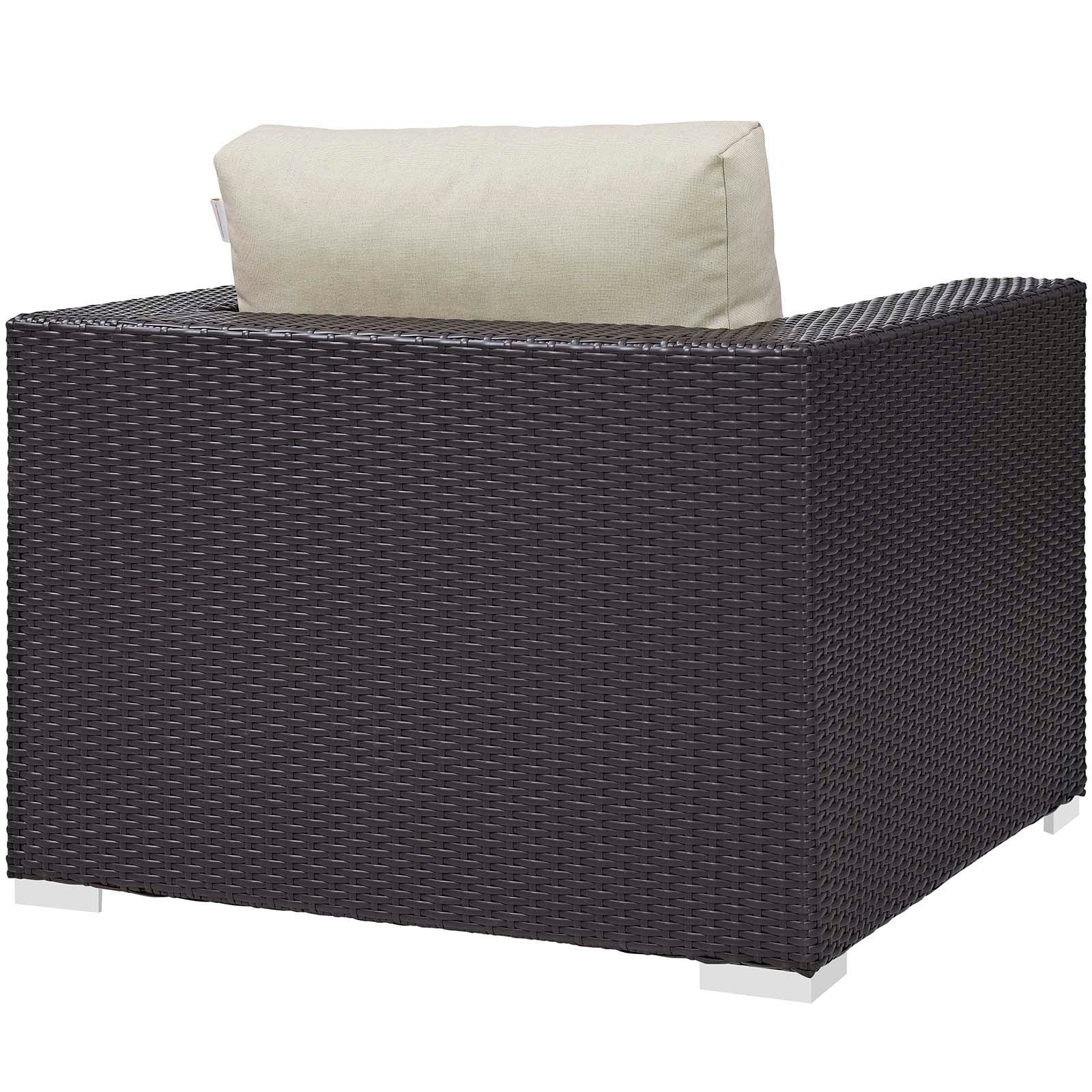 Convene 5 Piece Set Outdoor Patio with Fire Pit by Modway