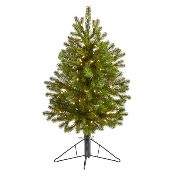 3' Cambridge Spruce Flat Back Artificial Christmas Tree