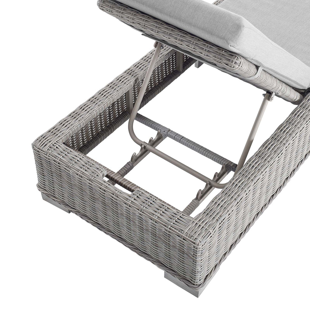 Conway Sunbrella¨ Outdoor Patio Wicker Rattan Chaise Lounge by Modway