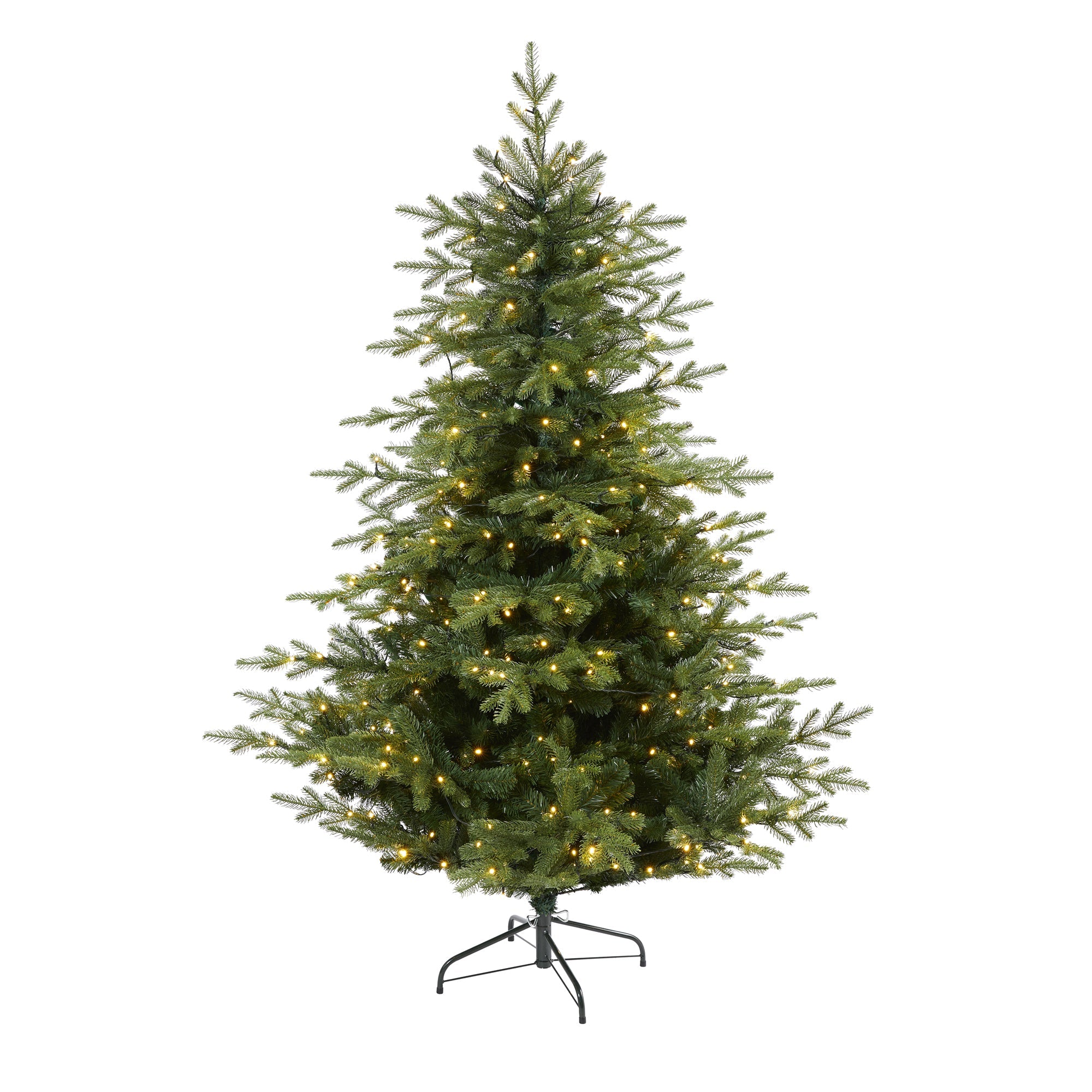 6' Swedish Fir Artificial Christmas Tree w/ 350 Warm White LED Lights