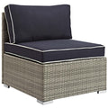 Repose Outdoor Patio Armless Chair by Modway