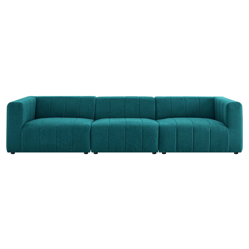 Bartlett 3-Piece Upholstered Fabric Sofa by Modway