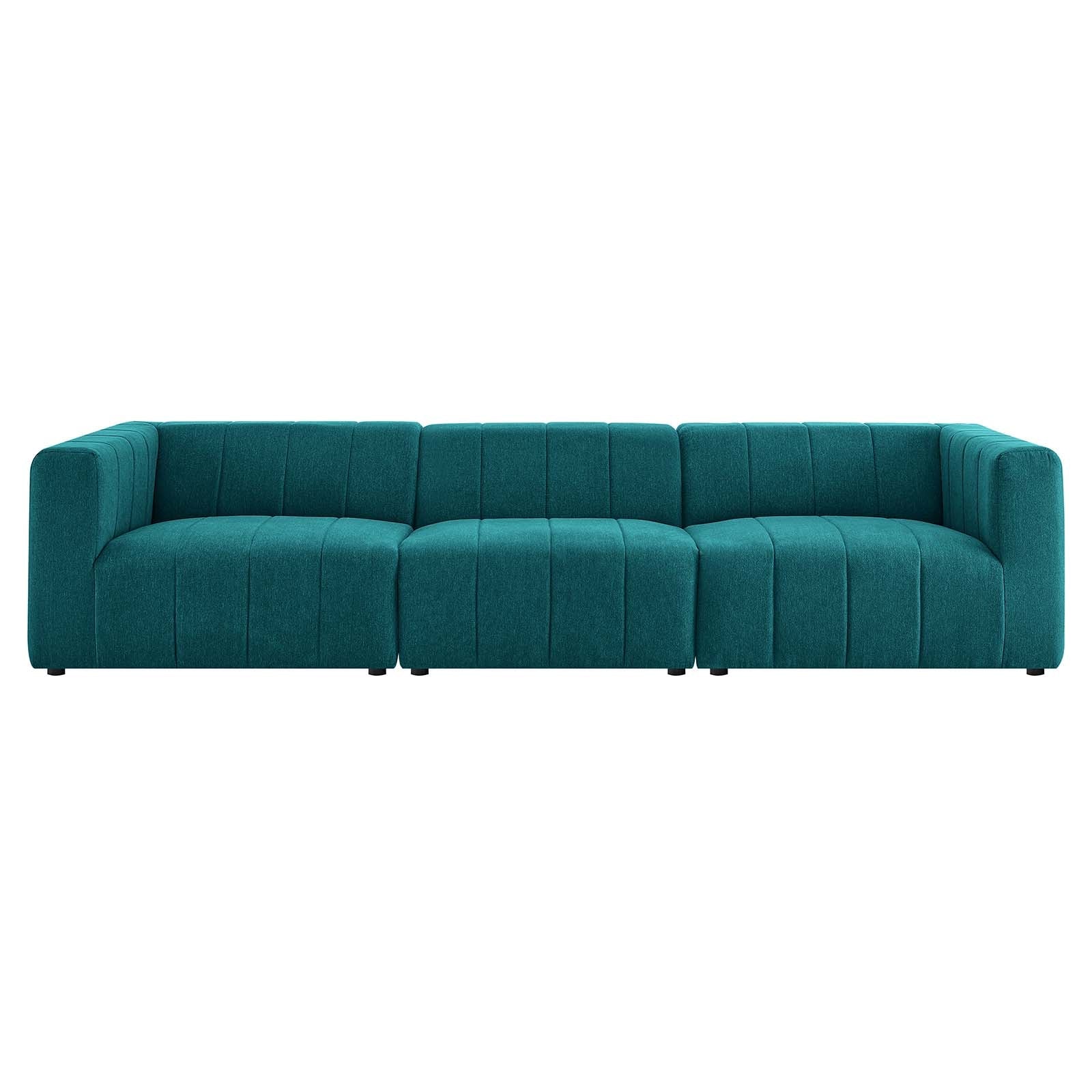 Bartlett 3-Piece Upholstered Fabric Sofa by Modway