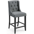 Baronet Tufted Button Upholstered Fabric Counter Stool by Modway