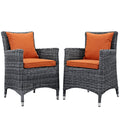 Summon 2 Piece Outdoor Patio Sunbrella¨ Dining Set by Modway